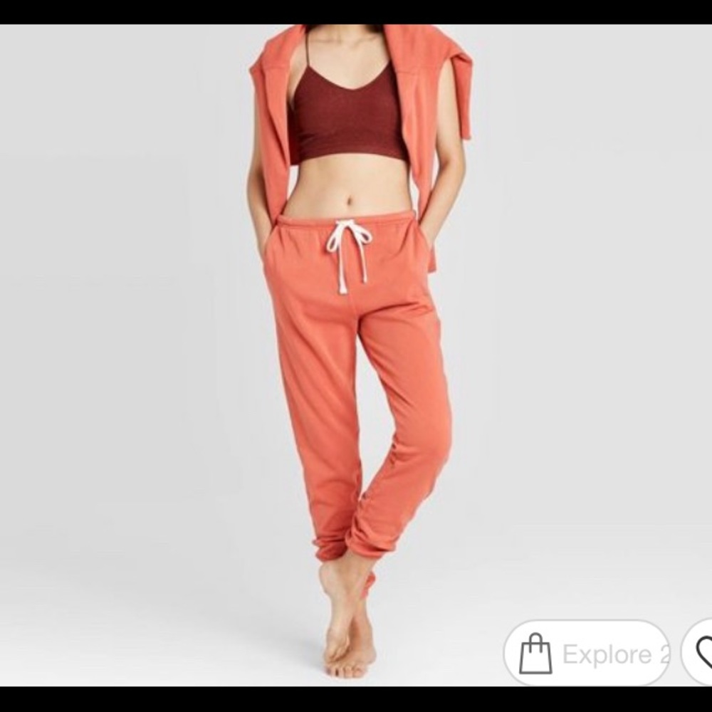 Cozy Coral Sweatpants - BRAND NEW